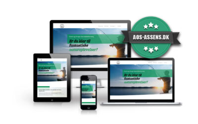 Assens og Omegns Sportsfiskerforenings nye webdesign